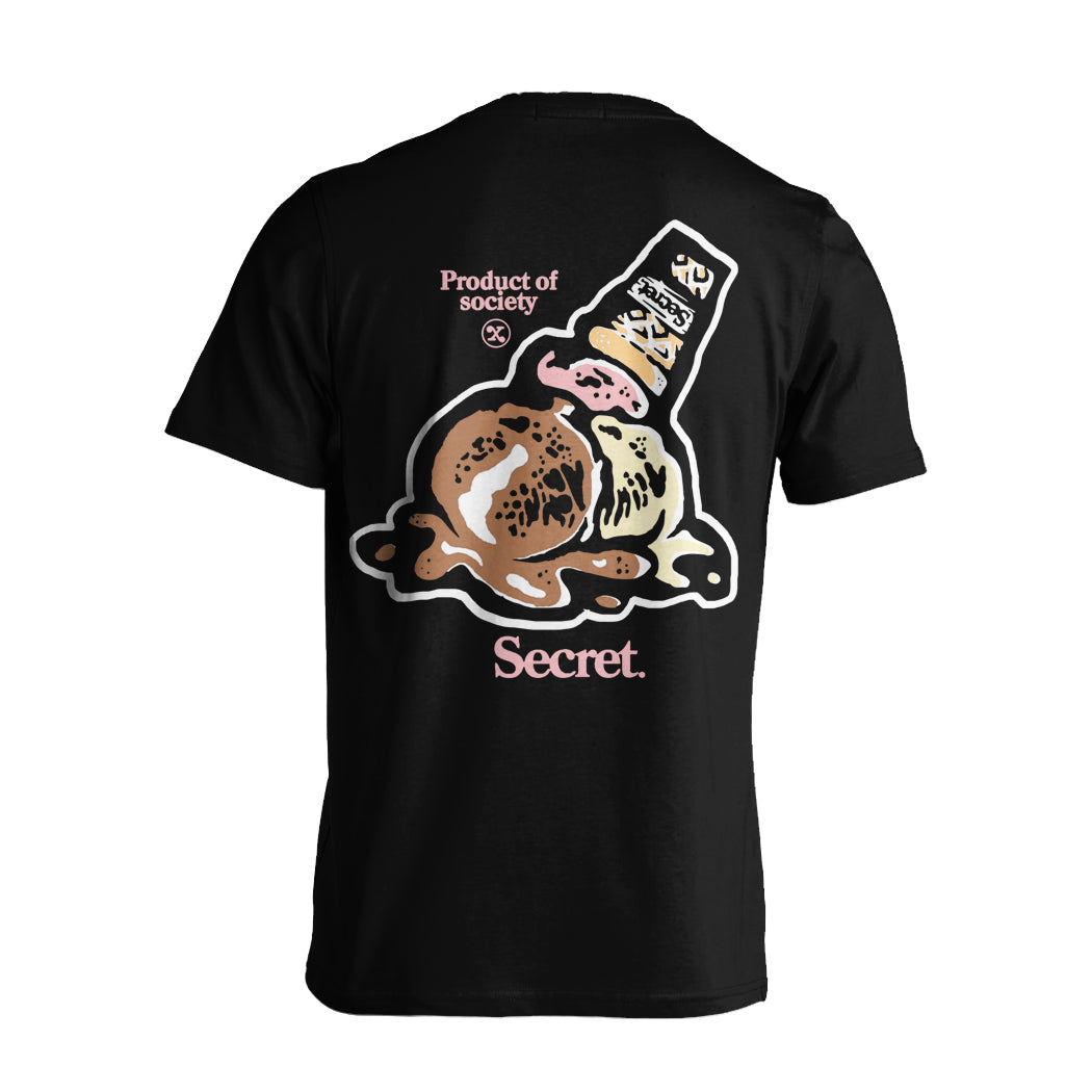 Ice cream tee - Black