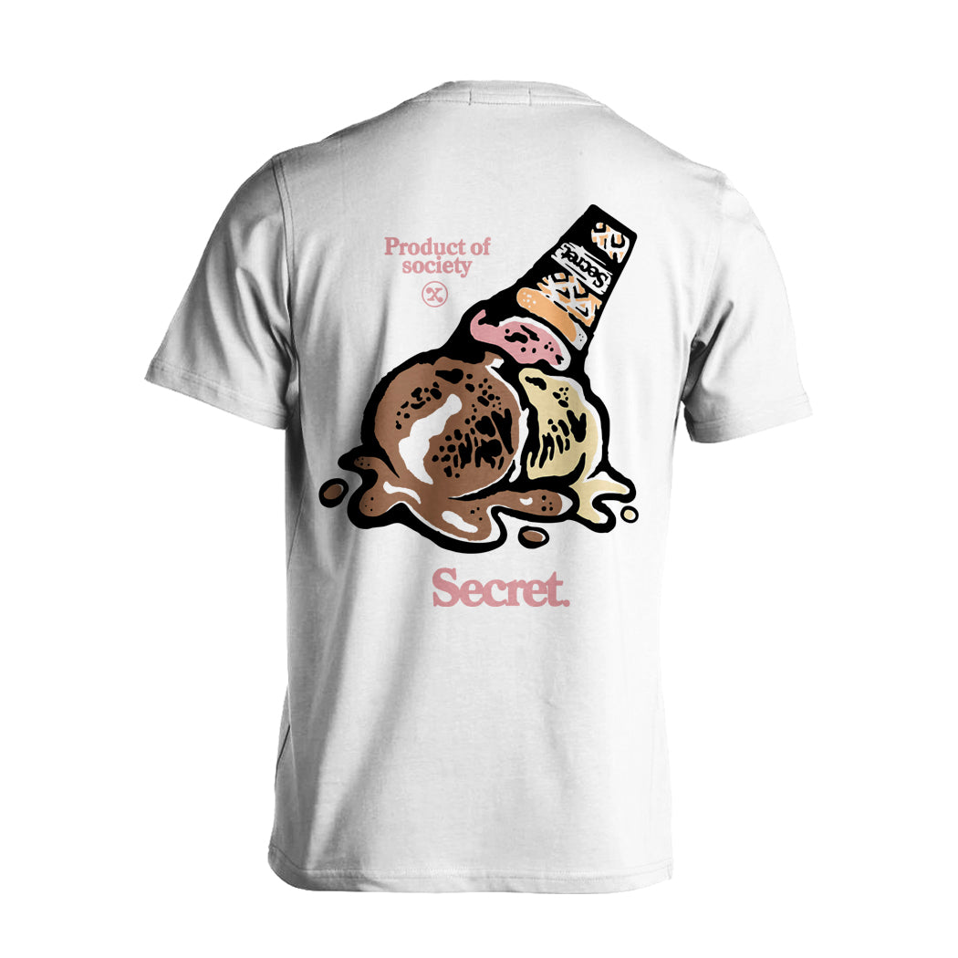 Ice cream tee - White