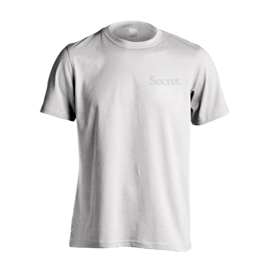 Tonal white tee