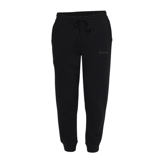 Tonal black sweatpants
